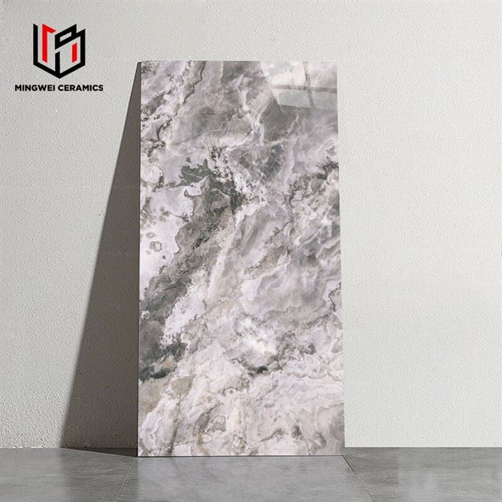 Madum tal-porċellana tal-irħam tleqq modern 60x120cm