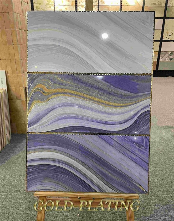 Madum tleqq tal-porċellana tad-deheb tal-qawsalla