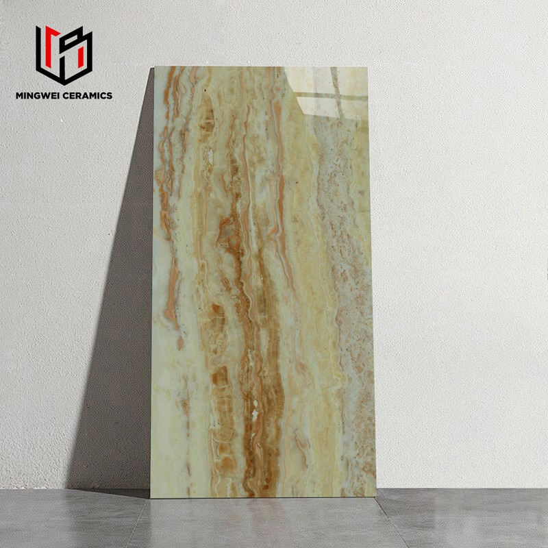 600/1200 Flooring Rectangular Gloss Pattern Polished Tiles