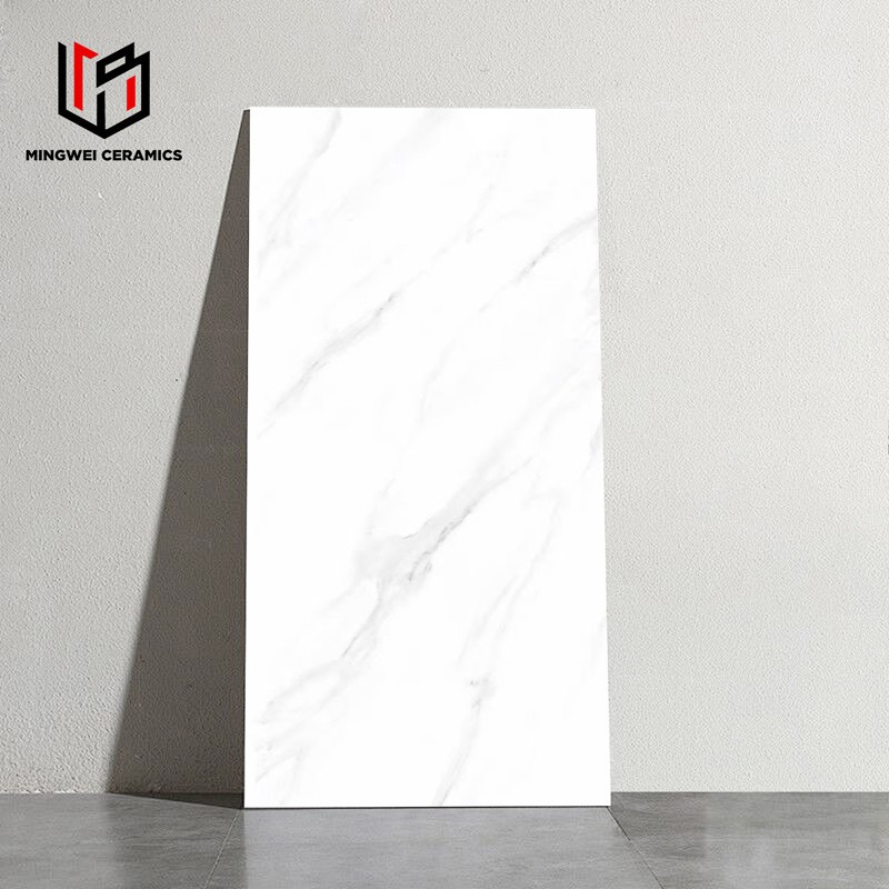 White Soft Glossy Porcelain Tiles